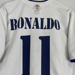 Shop 2002/03 REAL MADRID RONALDO #11 *CENTENARY* THIRD SHIRT (L) ADIDAS, classic football shirts, vintage football shirts & retro soccer jerseys at Cult Kits