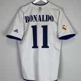 Shop 2002/03 REAL MADRID RONALDO #11 *CENTENARY* THIRD SHIRT (L) ADIDAS, classic football shirts, vintage football shirts & retro soccer jerseys at Cult Kits