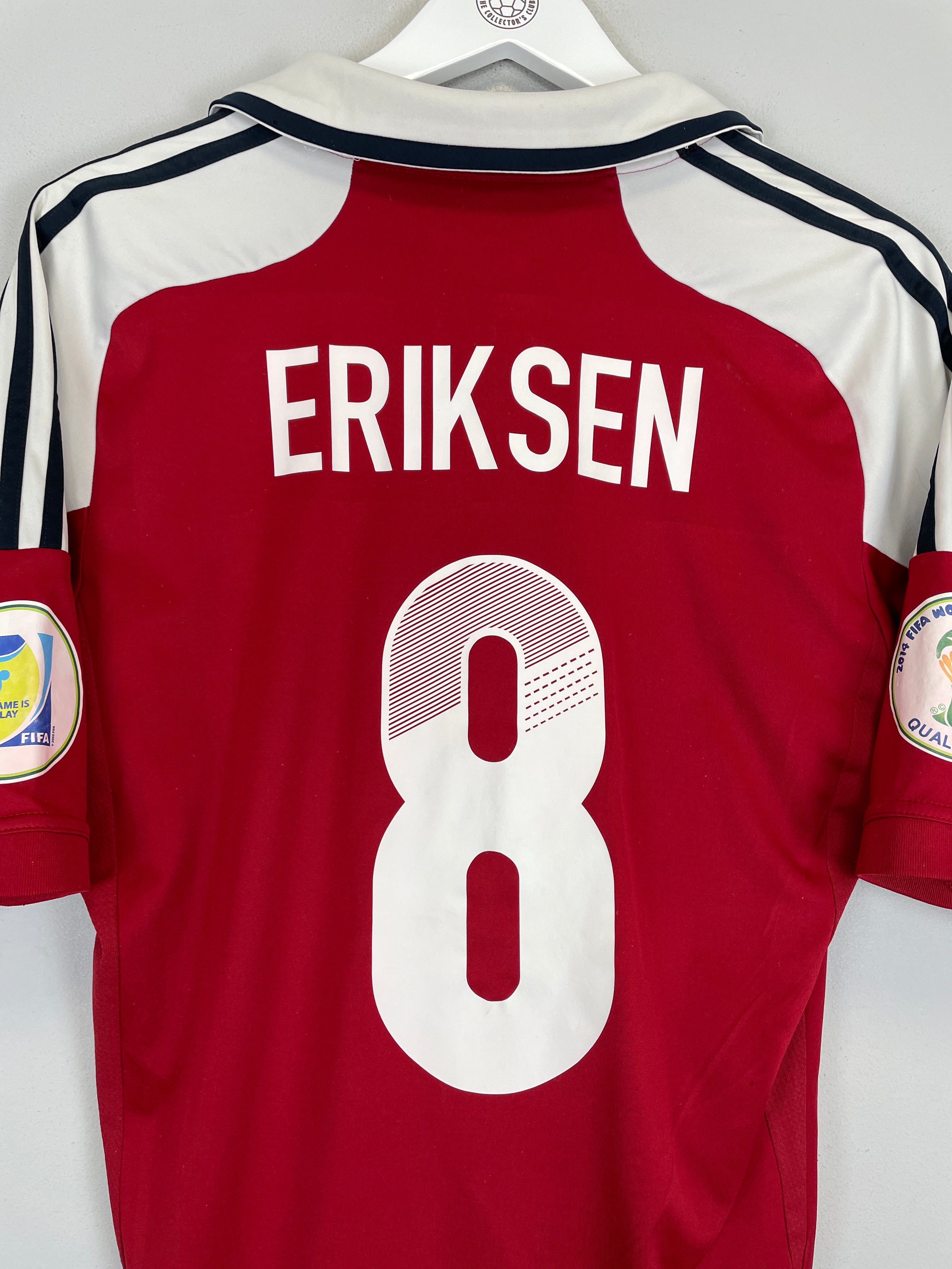 Shop 2012/13 DENMARK ERIKSEN #8 HOME SHIRT (M) ADIDAS, classic football shirts, vintage football shirts & retro soccer jerseys at Cult Kits
