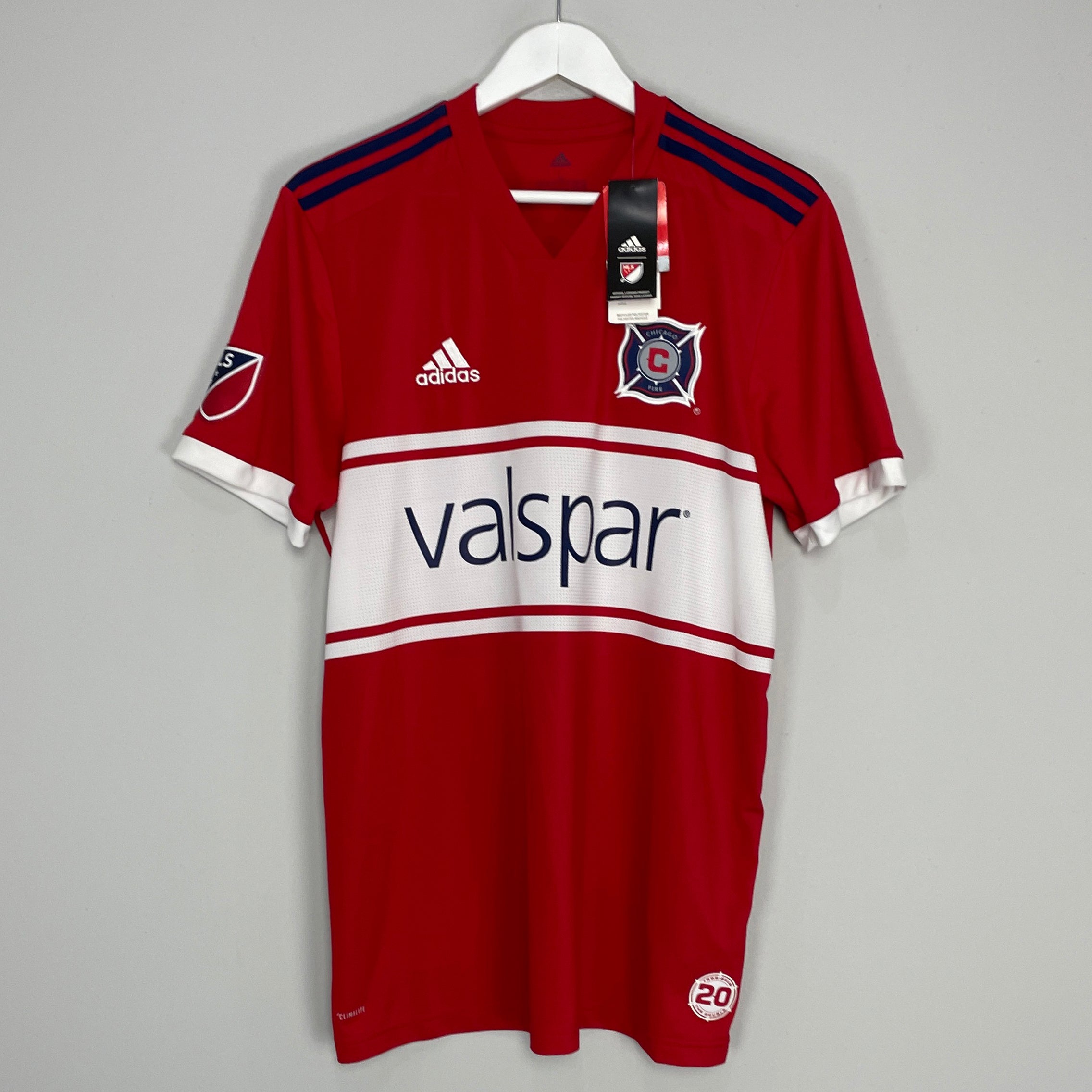 Shop 2018/19 CHICAGO FIRE *BNWT* HOME SHIRT (L) ADIDAS, classic football shirts, vintage football shirts & retro soccer jerseys at Cult Kits