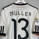 Shop 2010 GERMANY MULLER #13 HOME SHIRT (L) ADIDAS, classic football shirts, vintage football shirts & retro soccer jerseys at Cult Kits