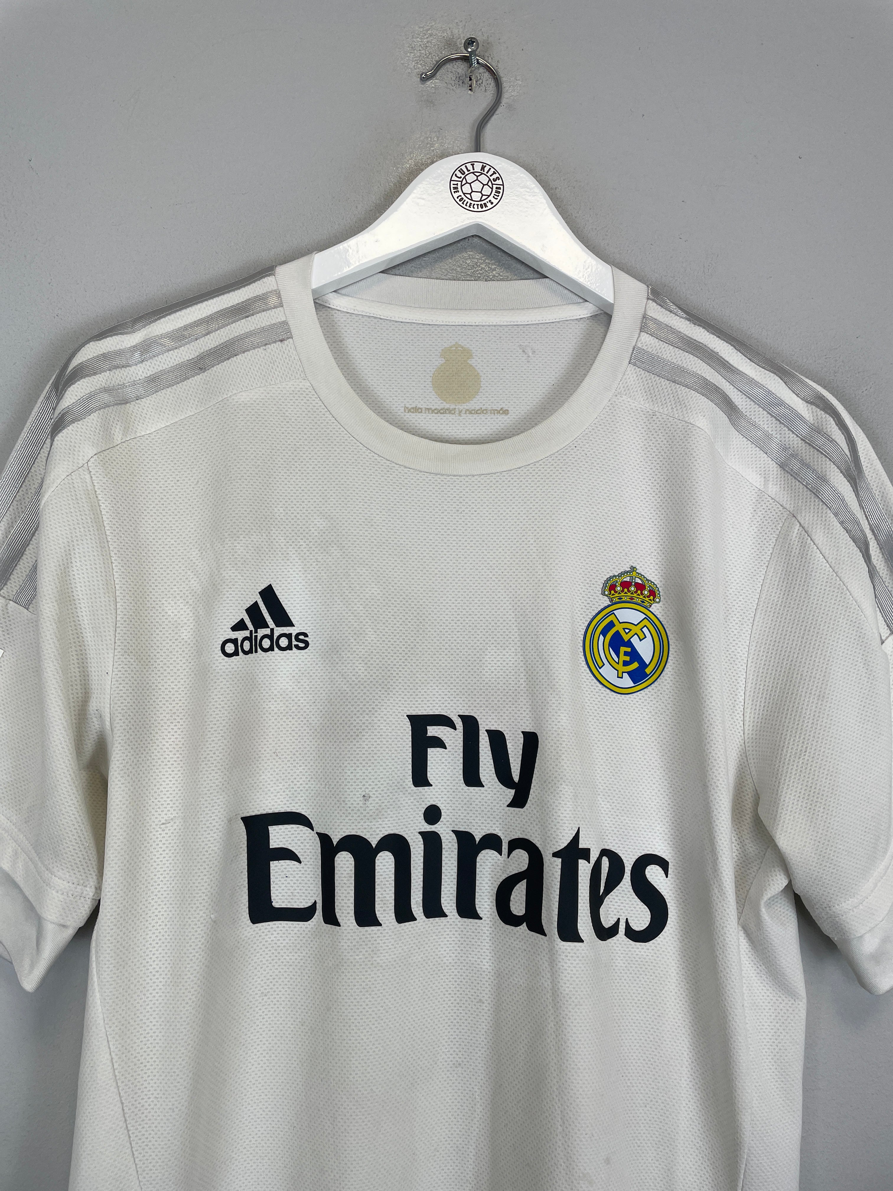Shop 2015/16 REAL MADRID RONALDO #7 HOME SHIRT (L) ADIDAS, classic football shirts, vintage football shirts & retro soccer jerseys at Cult Kits