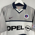 Shop 1999/01 PSG AWAY SHIRT (L) NIKE, classic football shirts, vintage football shirts & retro soccer jerseys at Cult Kits