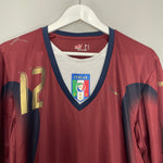 Shop 2006 #12 ITALY GK SHIRT (L) PUMA, classic football shirts, vintage football shirts & retro soccer jerseys at Cult Kits