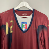 Shop 2006 #12 ITALY GK SHIRT (L) PUMA, classic football shirts, vintage football shirts & retro soccer jerseys at Cult Kits