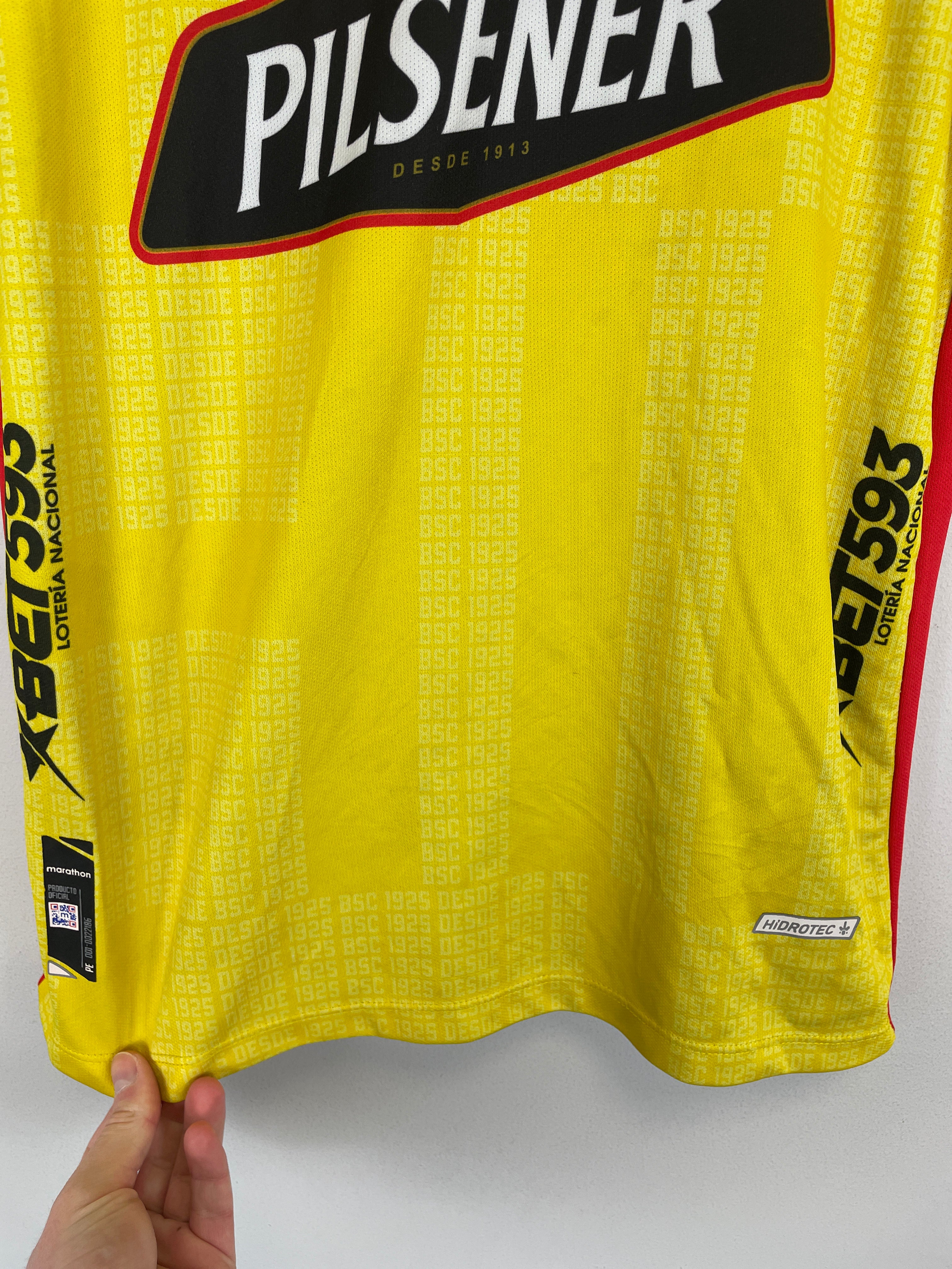 Shop 2022 BARCELONA SC KITU #10 HOME SHIRT (L) MARATHON, classic football shirts, vintage football shirts & retro soccer jerseys at Cult Kits