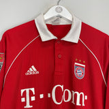 2005/06 BAYERN MUNICH ISMAEL #25 *MATCH ISSUE* L/S HOME SHIRT (L) ADIDAS