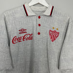 Shop 1997/99 NECAXA POLO SHIRT (XL) UMBRO, classic football shirts, vintage football shirts & retro soccer jerseys at Cult Kits