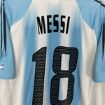 Shop 2004/05 ARGENTINA MESSI #18 HOME SHIRT (L) ADIDAS, classic football shirts, vintage football shirts & retro soccer jerseys at Cult Kits