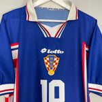 Shop 1998/01 CROATIA BOBAN #10 AWAY SHIRT (L) LOTTO, classic football shirts, vintage football shirts & retro soccer jerseys at Cult Kits