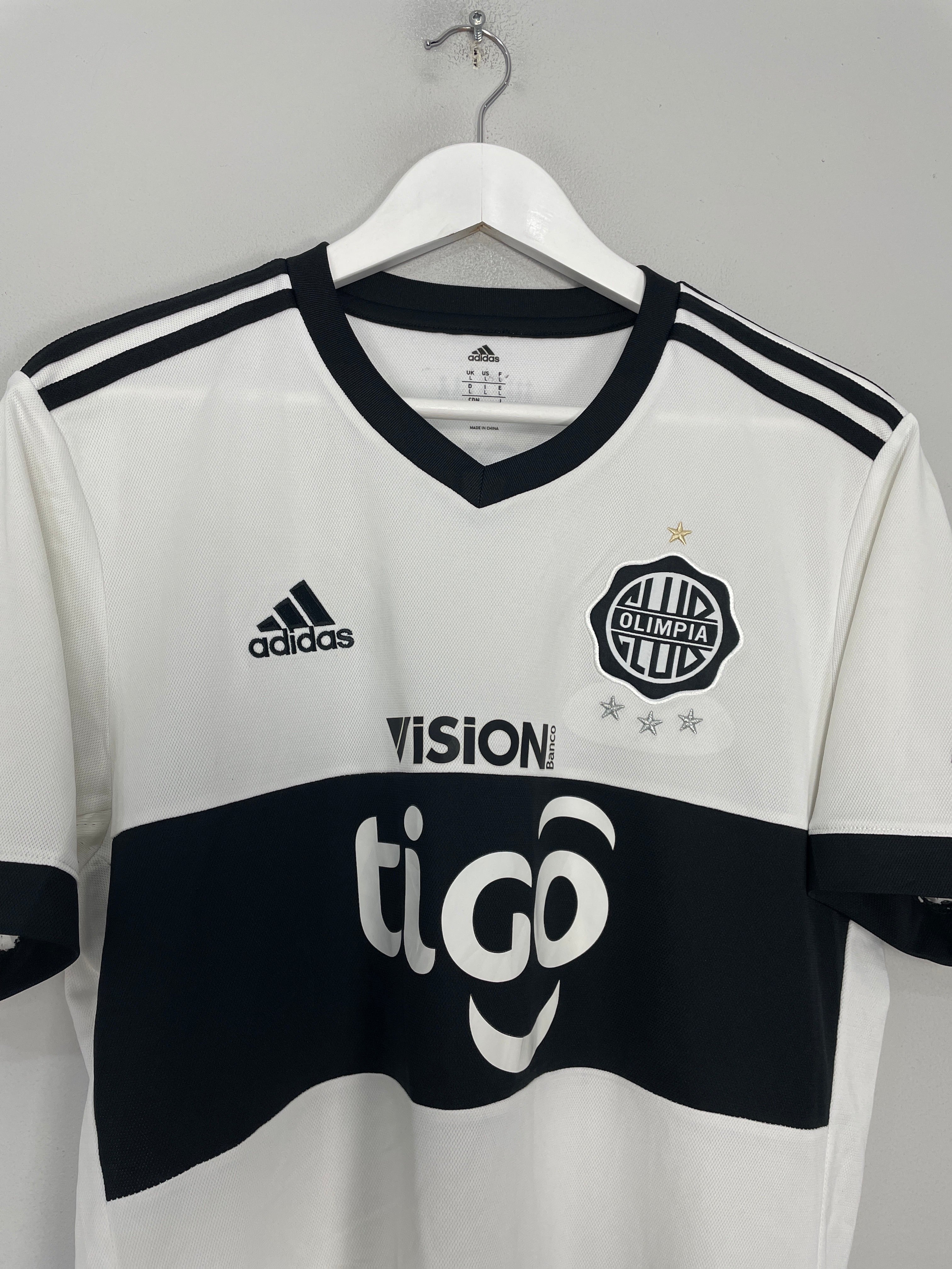 Shop 2017/18 CLUB OLIMPIA HOME SHIRT (L) ADIDAS, classic football shirts, vintage football shirts & retro soccer jerseys at Cult Kits