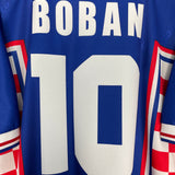 Shop 1998/01 CROATIA BOBAN #10 AWAY SHIRT (L) LOTTO, classic football shirts, vintage football shirts & retro soccer jerseys at Cult Kits