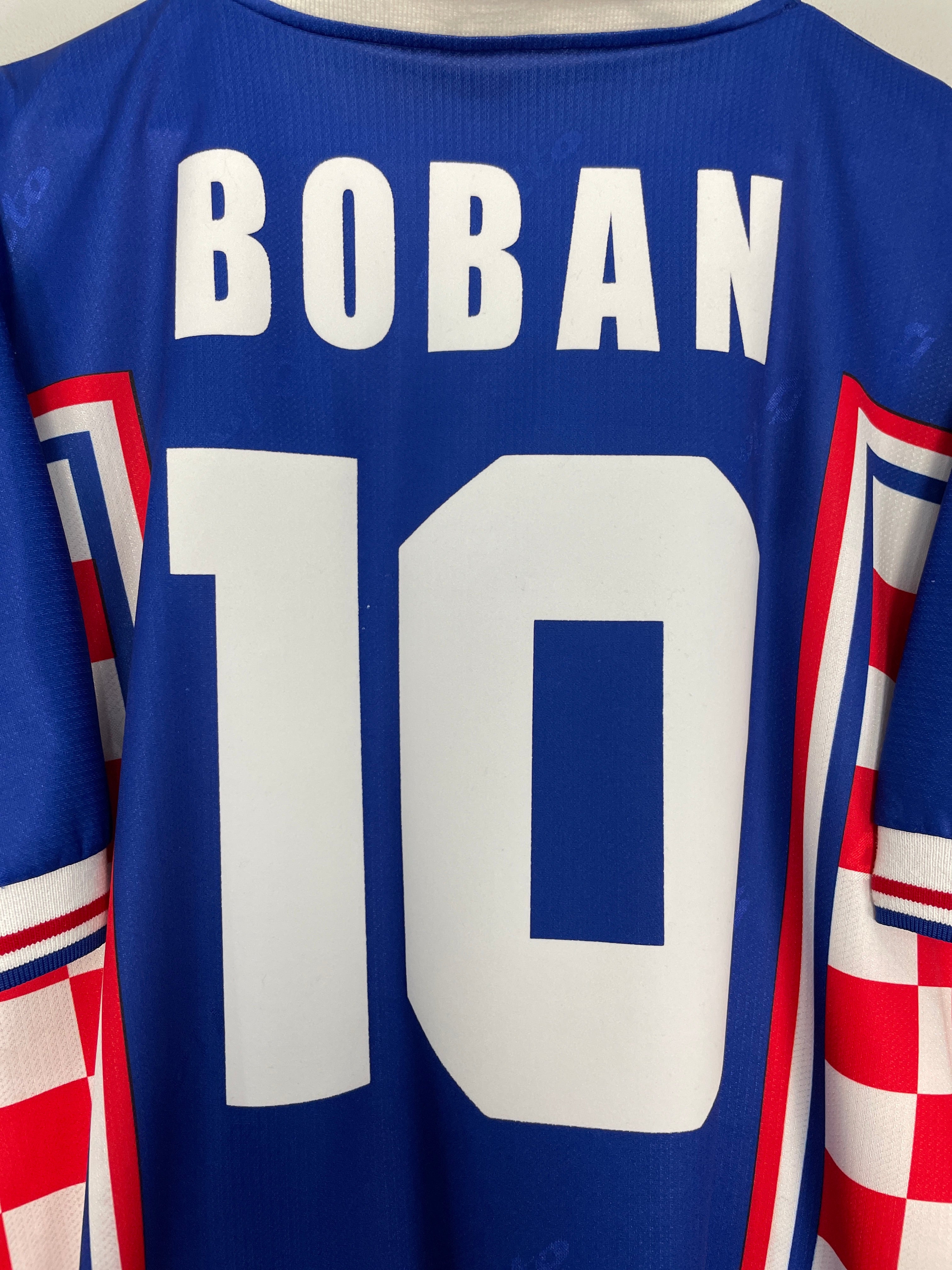 Shop 1998/01 CROATIA BOBAN #10 AWAY SHIRT (L) LOTTO, classic football shirts, vintage football shirts & retro soccer jerseys at Cult Kits