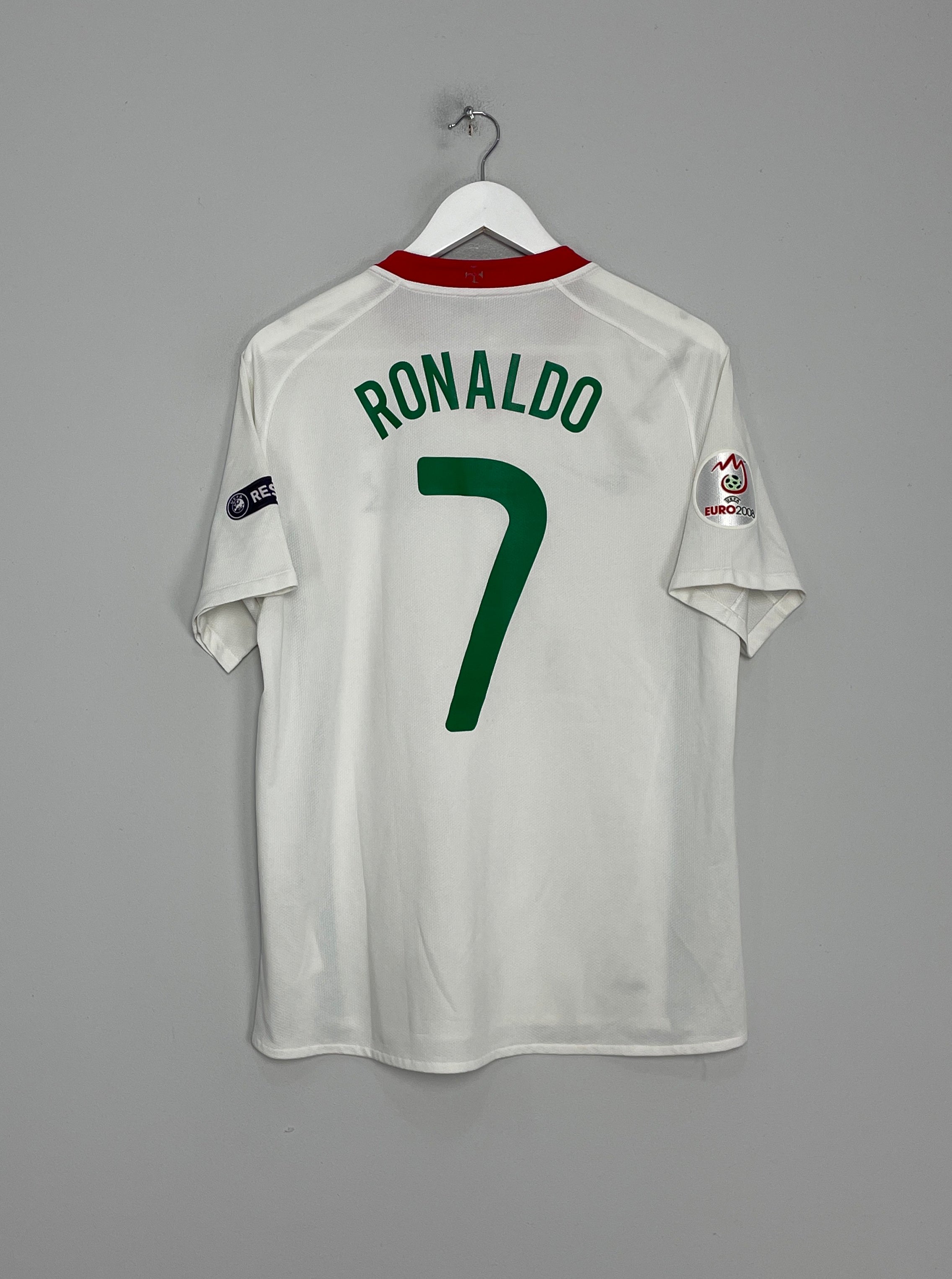 Shop 2008/09 PORTUGAL RONALDO #7 AWAY SHIRT (M) NIKE, classic football shirts, vintage football shirts & retro soccer jerseys at Cult Kits