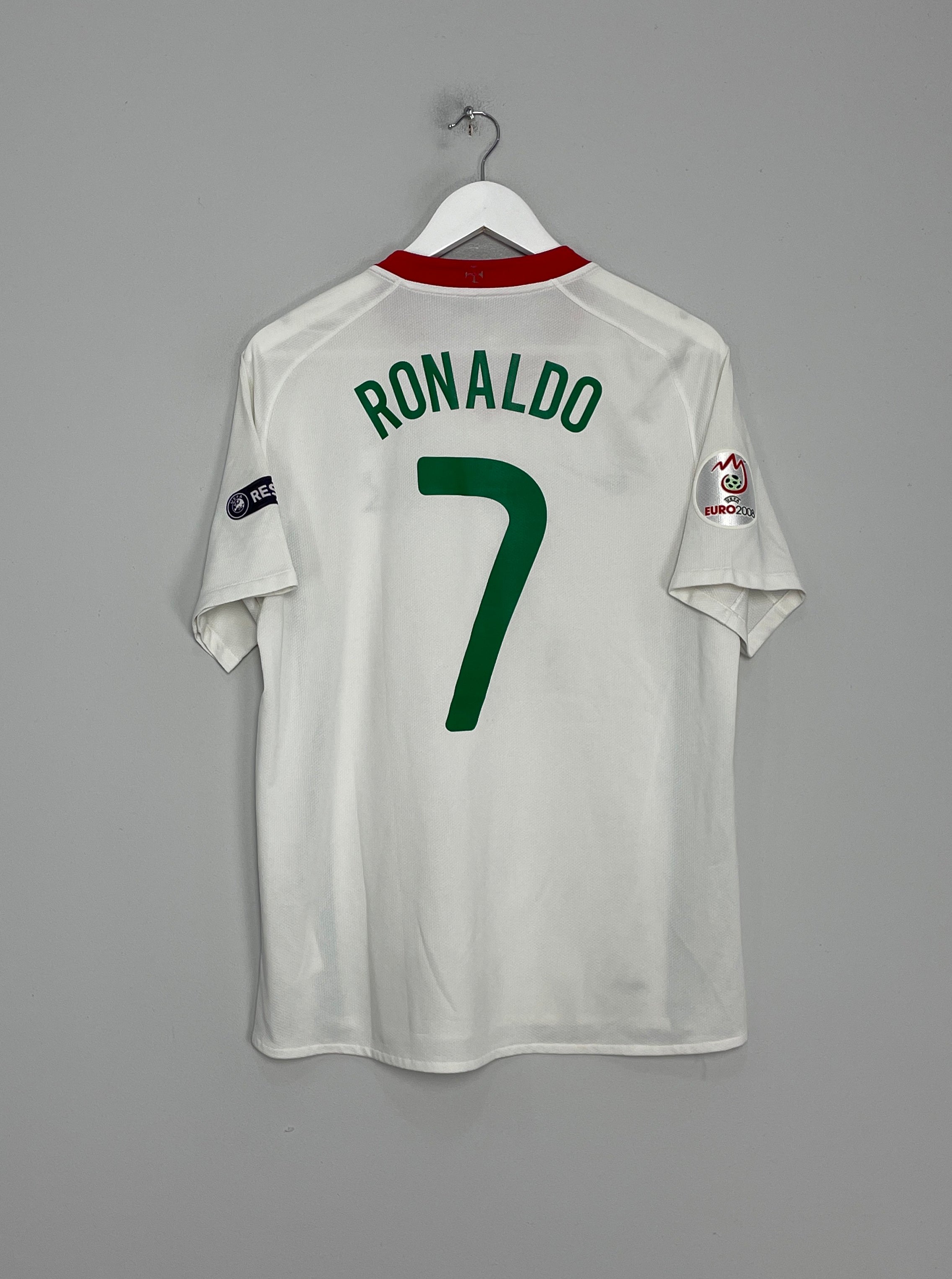 Shop 2008/09 PORTUGAL RONALDO #7 AWAY SHIRT (M) NIKE, classic football shirts, vintage football shirts & retro soccer jerseys at Cult Kits