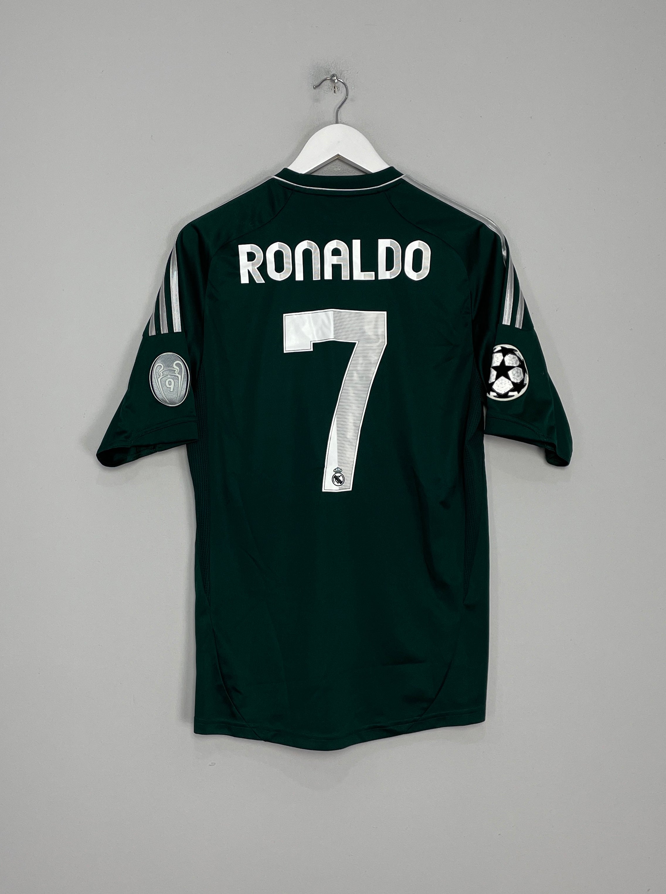 Shop 2012/13 REAL MADRID RONALDO #7 C/L THIRD SHIRT (M) ADIDAS, classic football shirts, vintage football shirts & retro soccer jerseys at Cult Kits