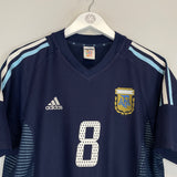 2002/03 ARGENTINA RIQUELME #8 AWAY SHIRT (M) ADIDAS