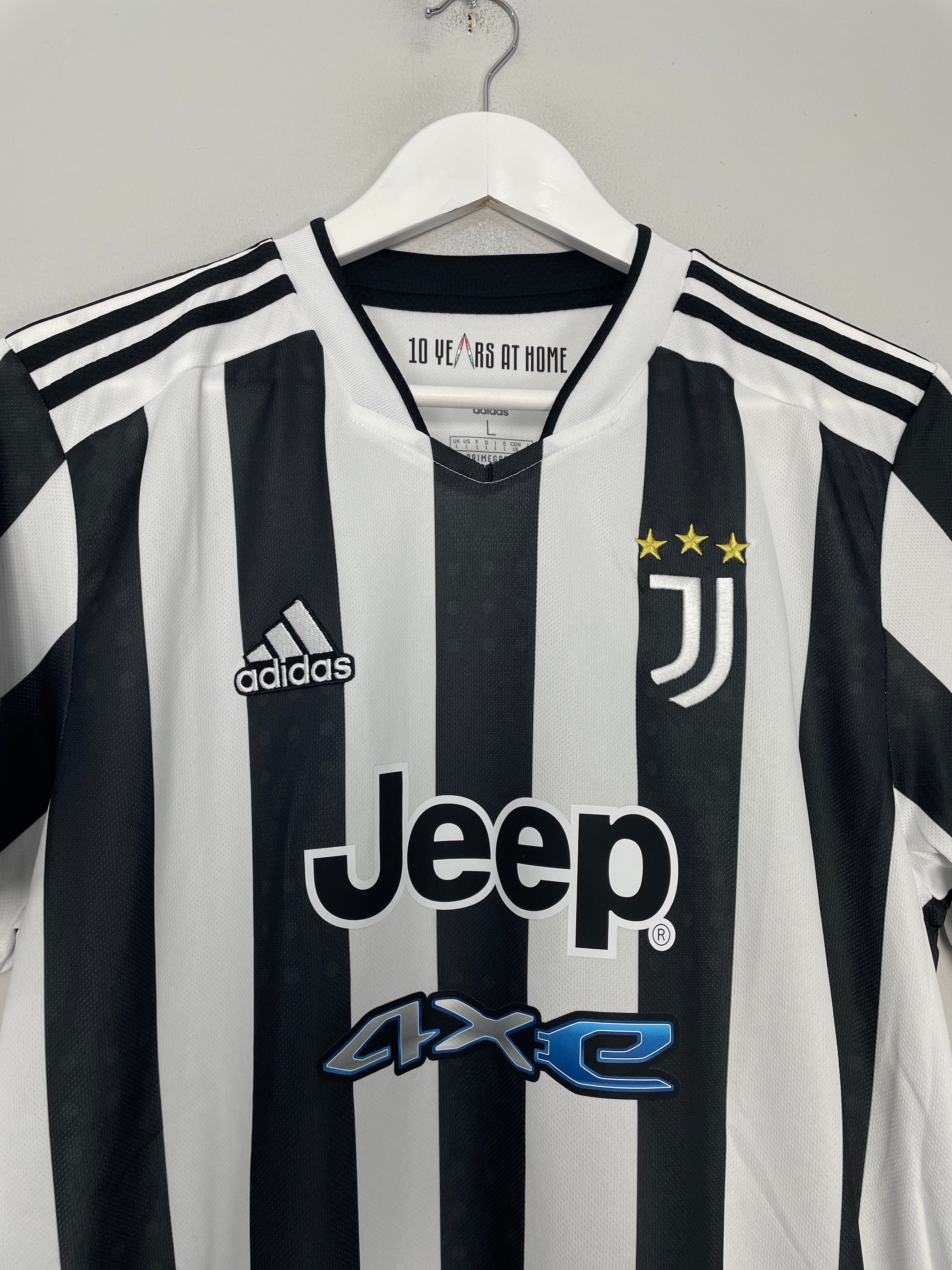 Shop 2021/22 JUVENTUS HOME SHIRT (L) ADIDAS, classic football shirts, vintage football shirts & retro soccer jerseys at Cult Kits