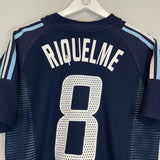 2002/03 ARGENTINA RIQUELME #8 AWAY SHIRT (M) ADIDAS