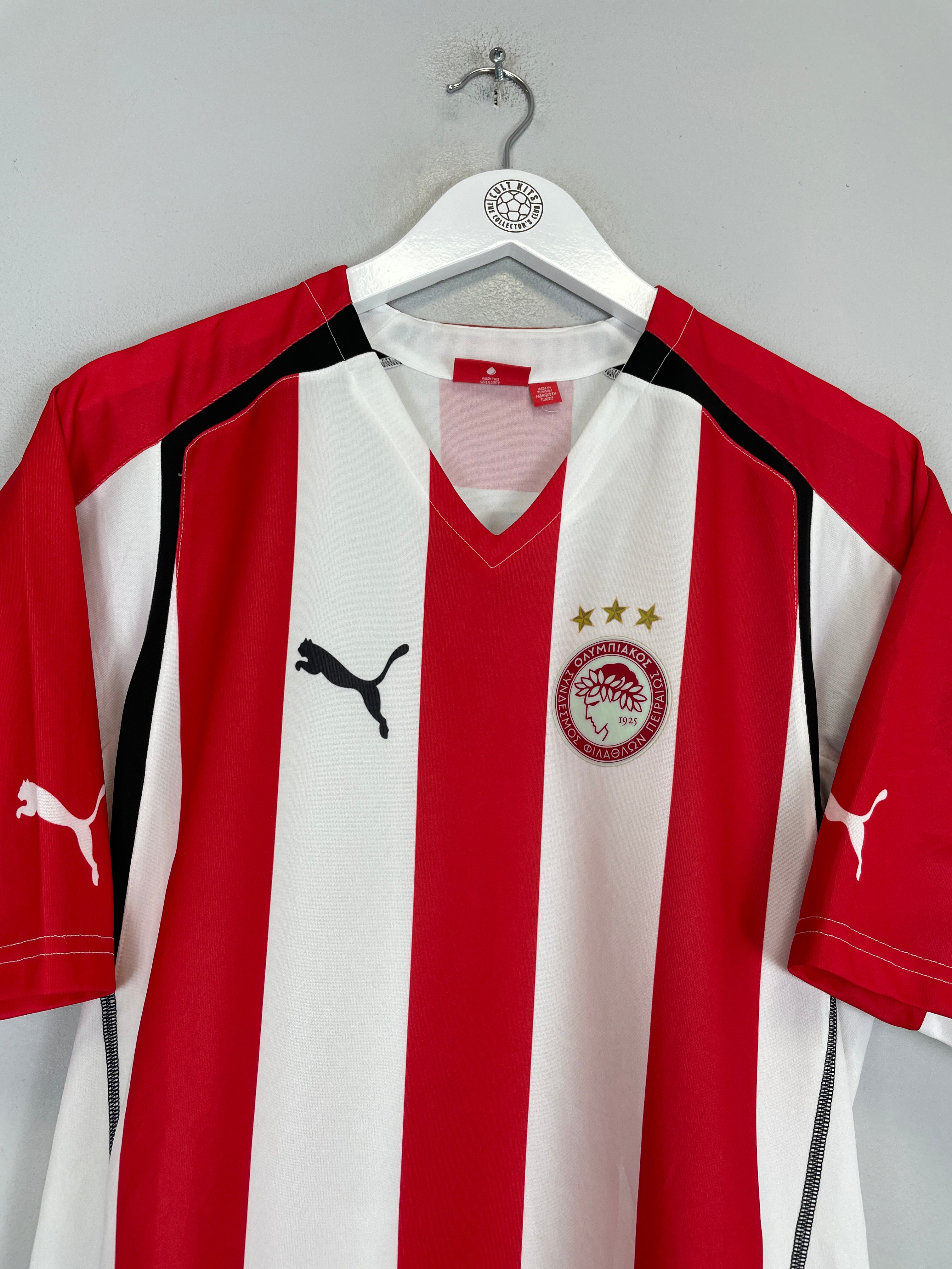 Shop 2005/06 OLYMPIAKOS RIVALDO #10 HOME SHIRT (XXL) PUMA, classic football shirts, vintage football shirts & retro soccer jerseys at Cult Kits