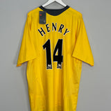 2006/07 ARSENAL HENRY #14 *BNWT* AWAY SHIRT (XXL) NIKE
