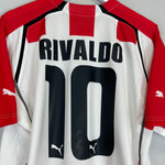 Shop 2005/06 OLYMPIAKOS RIVALDO #10 HOME SHIRT (XXL) PUMA, classic football shirts, vintage football shirts & retro soccer jerseys at Cult Kits