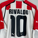 Shop 2005/06 OLYMPIAKOS RIVALDO #10 HOME SHIRT (XXL) PUMA, classic football shirts, vintage football shirts & retro soccer jerseys at Cult Kits