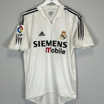 Shop 2004/05 REAL MADRID ZIDANE #5 HOME SHIRT (M) ADIDAS, classic football shirts, vintage football shirts & retro soccer jerseys at Cult Kits
