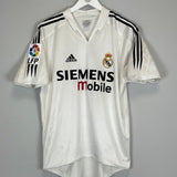 Shop 2004/05 REAL MADRID ZIDANE #5 HOME SHIRT (M) ADIDAS, classic football shirts, vintage football shirts & retro soccer jerseys at Cult Kits
