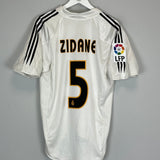 Shop 2004/05 REAL MADRID ZIDANE #5 HOME SHIRT (M) ADIDAS, classic football shirts, vintage football shirts & retro soccer jerseys at Cult Kits