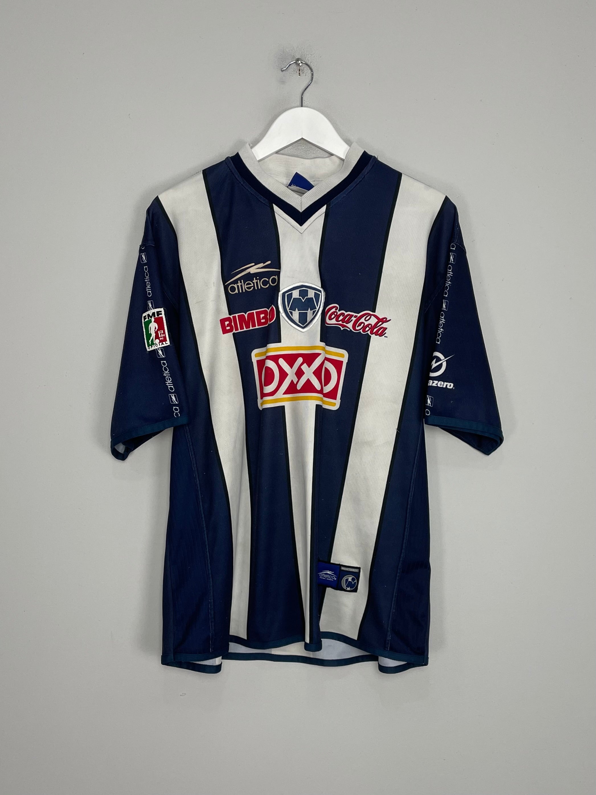 Shop 2000/01 MONTERREY HOME SHIRT (XL) ATLETICA, classic football shirts, vintage football shirts & retro soccer jerseys at Cult Kits