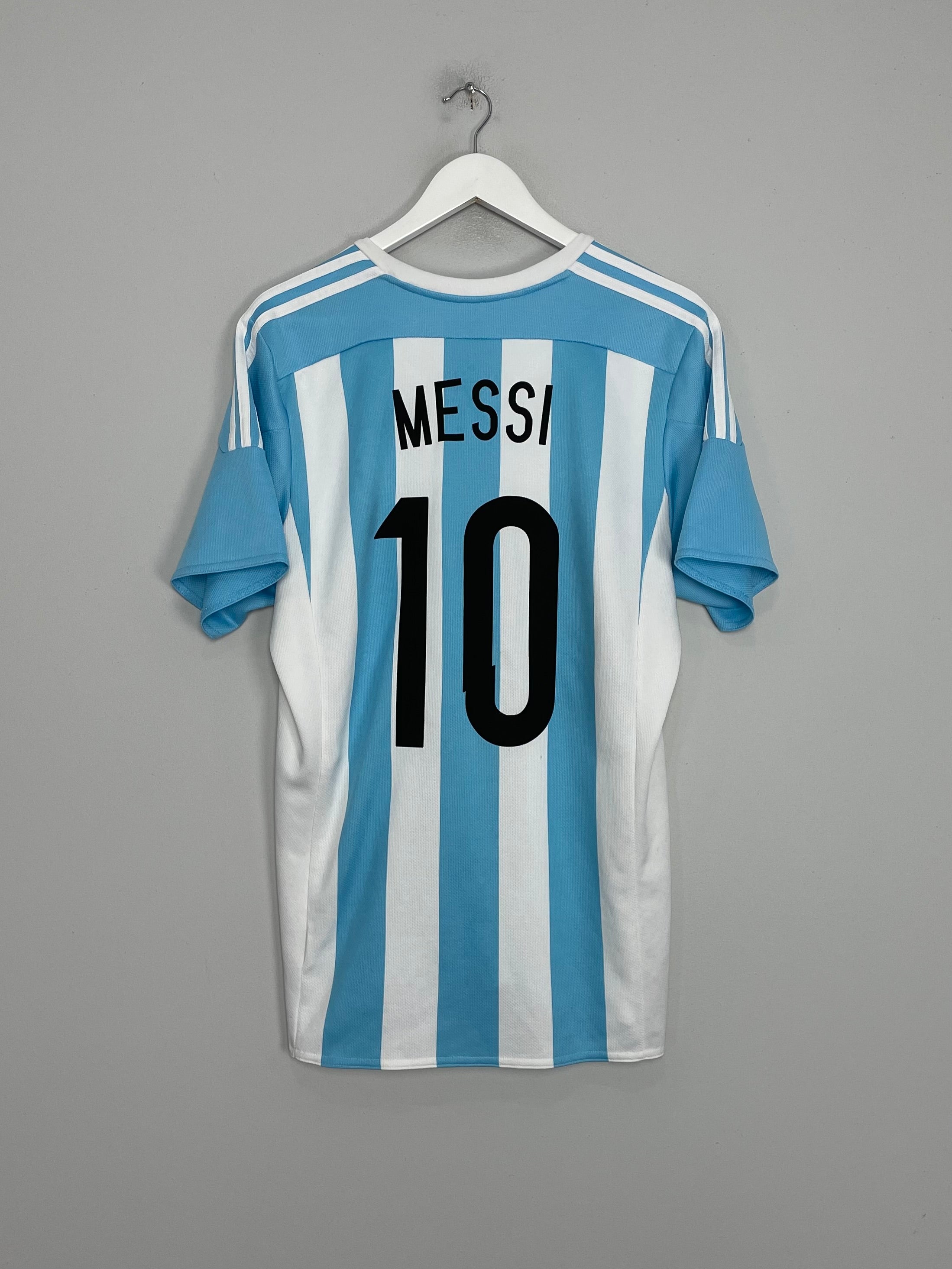 Shop 2015/16 ARGENTINA MESSI #10 HOME SHIRT (L) ADIDAS, classic football shirts, vintage football shirts & retro soccer jerseys at Cult Kits