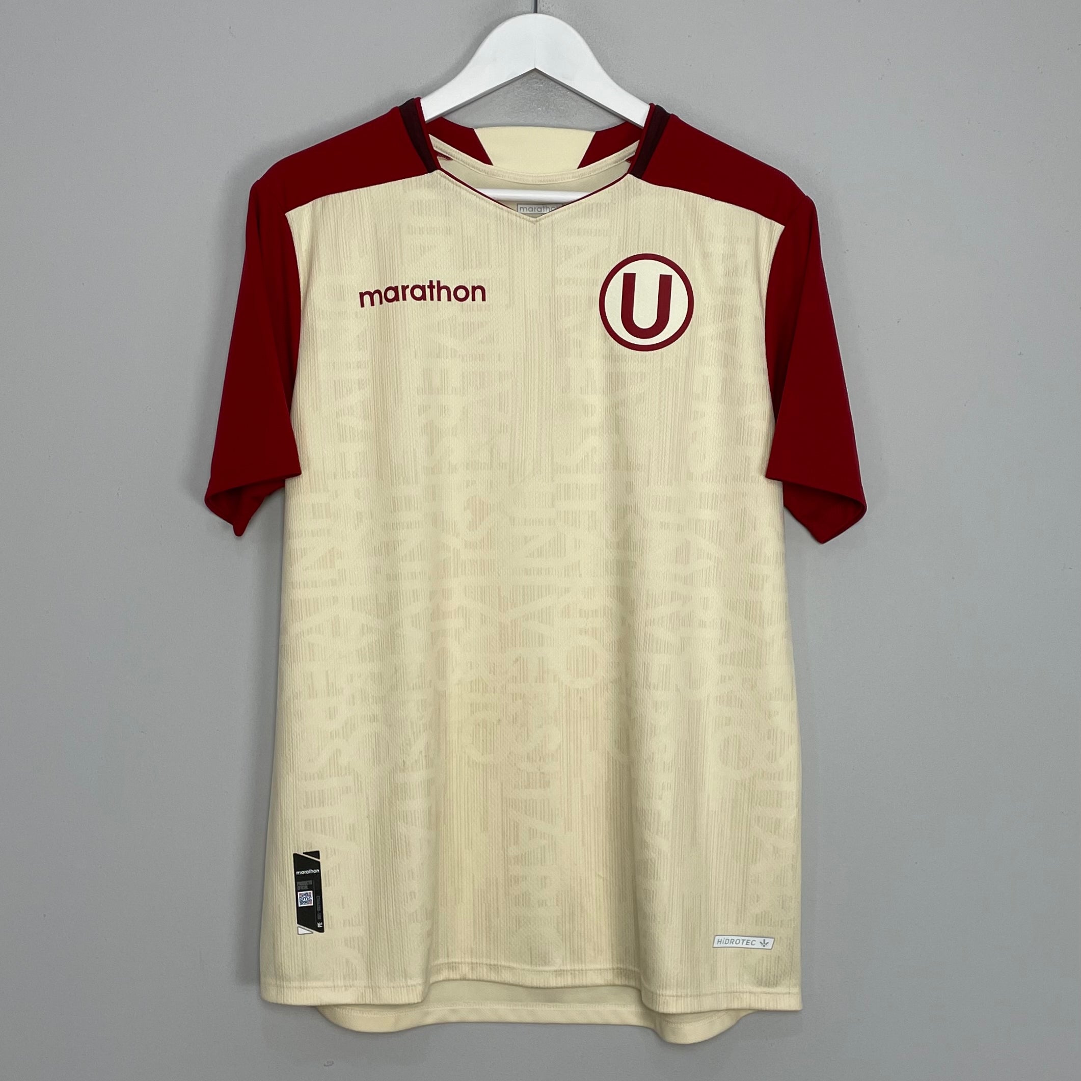 Shop 2022 UNIVERSITARIO HOME SHIRT (L) MARATHON, classic football shirts, vintage football shirts & retro soccer jerseys at Cult Kits