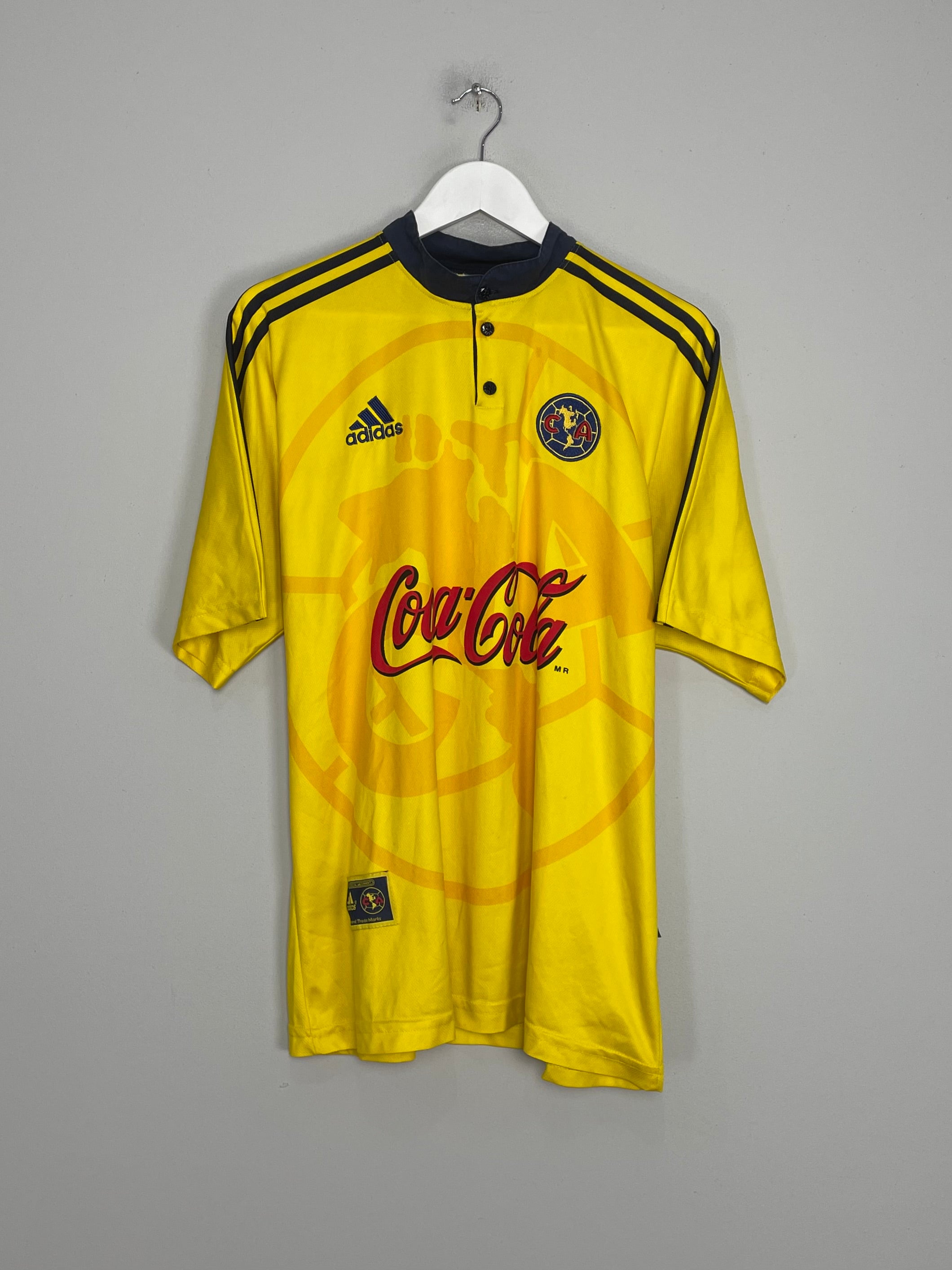 Shop 1999/00 CLUB AMERICA HOME SHIRT (L) ADIDAS, classic football shirts, vintage football shirts & retro soccer jerseys at Cult Kits