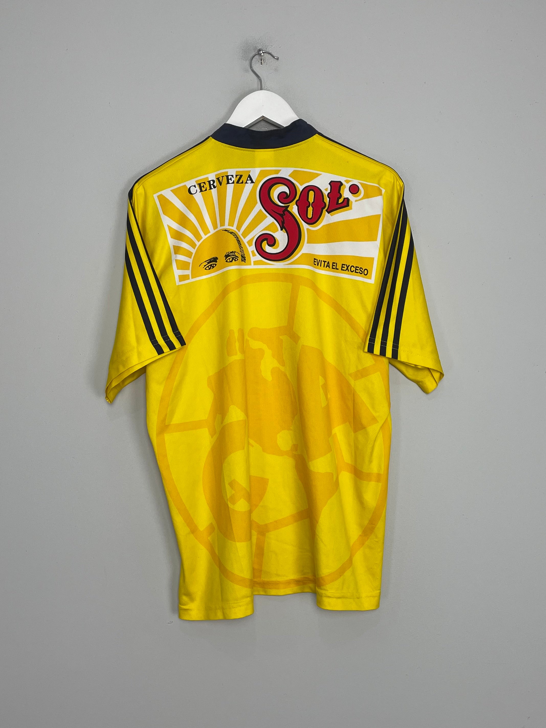 Shop 1999/00 CLUB AMERICA HOME SHIRT (L) ADIDAS, classic football shirts, vintage football shirts & retro soccer jerseys at Cult Kits