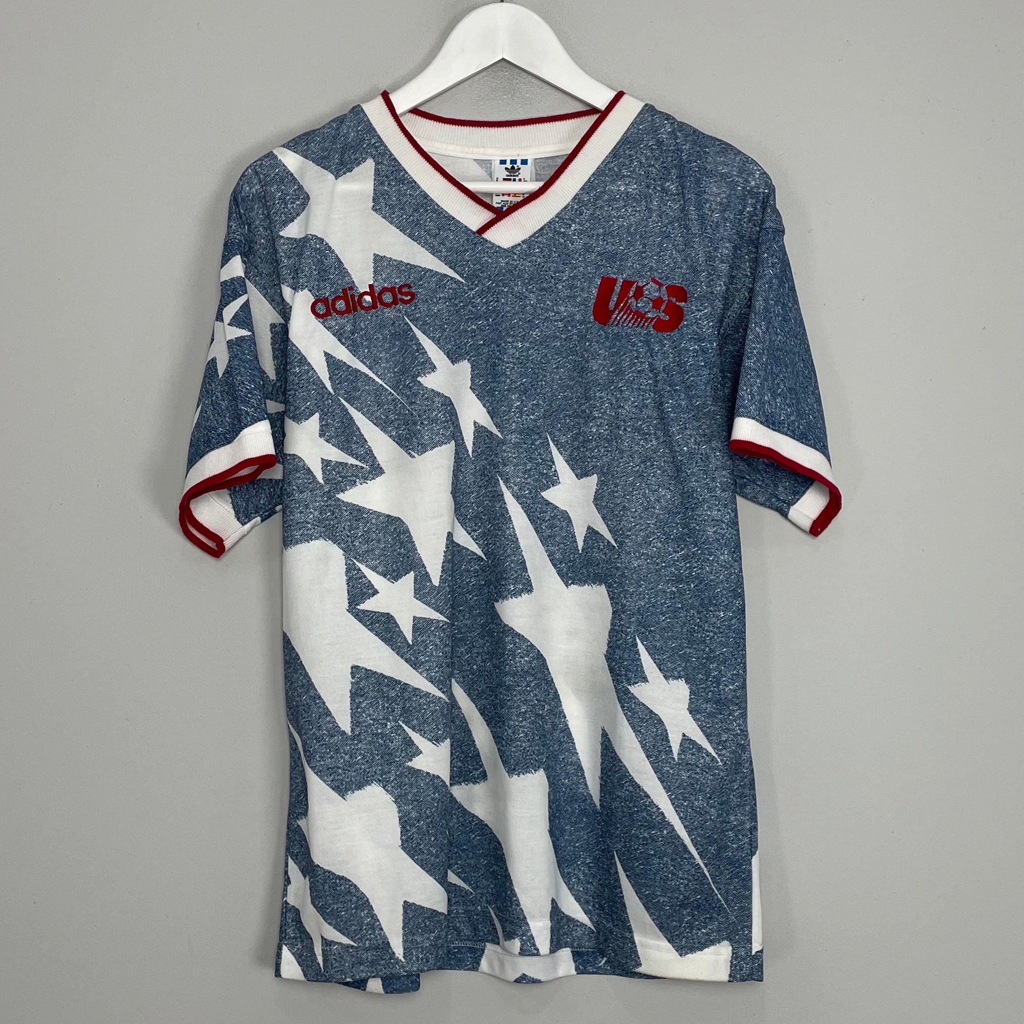 Shop 1994 USA AWAY SHIRT (M/L) ADIDAS, classic football shirts, vintage football shirts & retro soccer jerseys at Cult Kits
