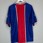 Shop 1996/98 PSG HOME SHIRT (L) NIKE, classic football shirts, vintage football shirts & retro soccer jerseys at Cult Kits
