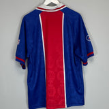 Shop 1996/98 PSG HOME SHIRT (L) NIKE, classic football shirts, vintage football shirts & retro soccer jerseys at Cult Kits