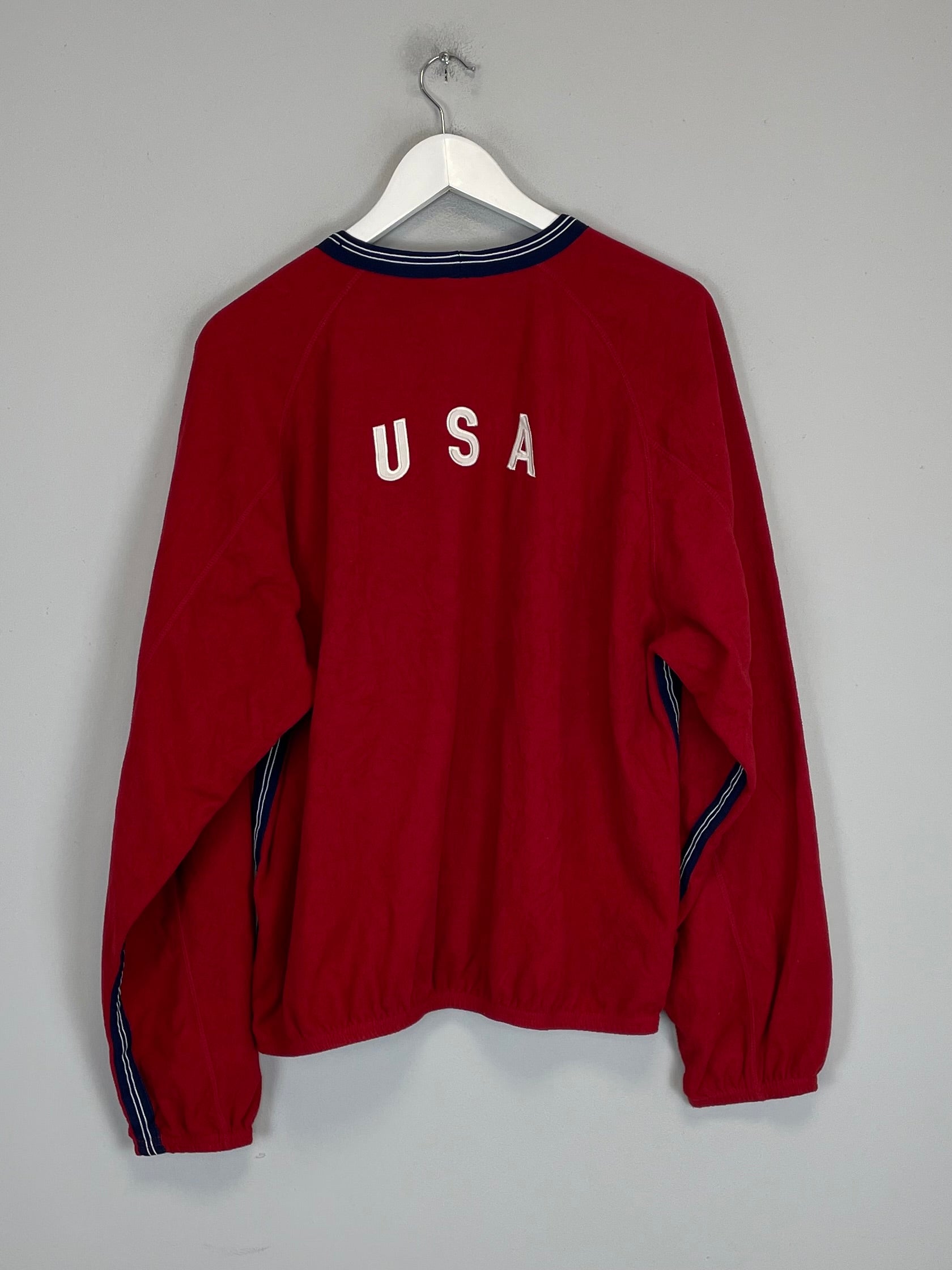 Shop 1998/00 USA FLEECE JUMPER (M) NIKE, classic football shirts, vintage football shirts & retro soccer jerseys at Cult Kits