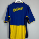 Shop 2001/02 BOCA JUNIORS HOME SHIRT (L) NIKE, classic football shirts, vintage football shirts & retro soccer jerseys at Cult Kits