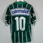 Shop 1996/97 PALMEIRAS #10 *CAMPEONATO PAULISTA* HOME SHIRT (M) REEBOK, classic football shirts, vintage football shirts & retro soccer jerseys at Cult Kits
