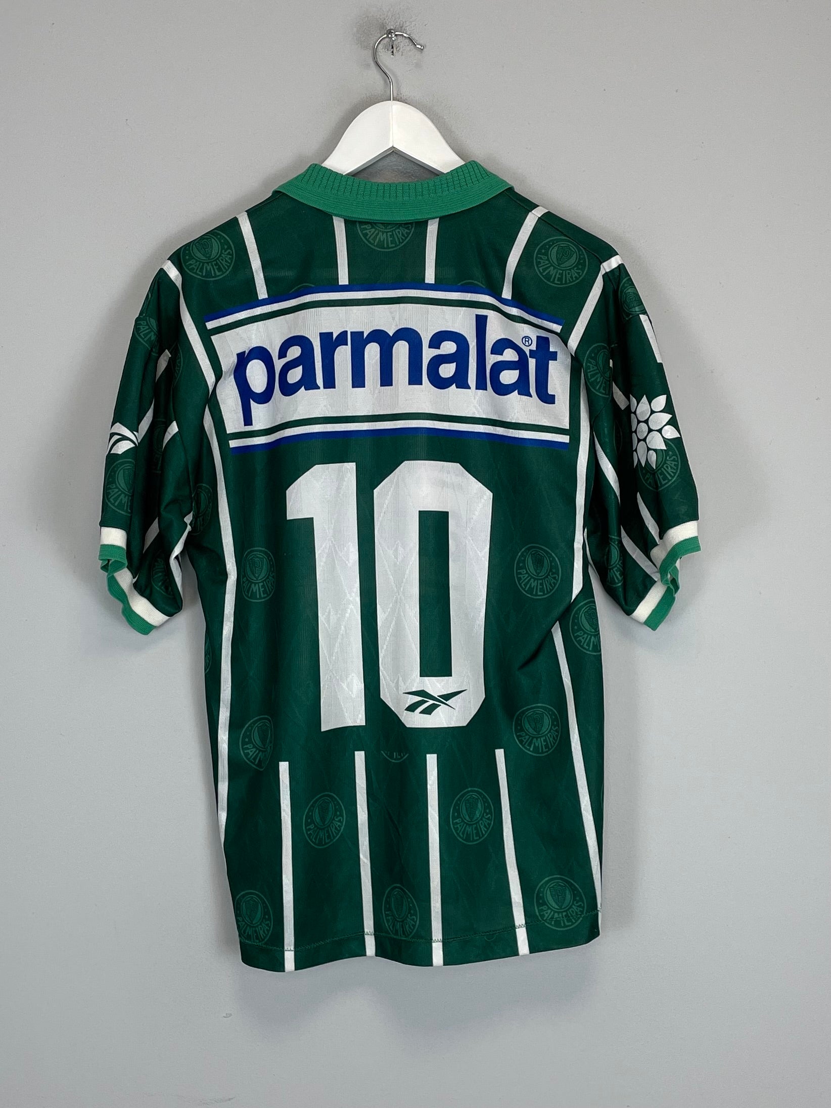 Shop 1996/97 PALMEIRAS #10 *CAMPEONATO PAULISTA* HOME SHIRT (M) REEBOK, classic football shirts, vintage football shirts & retro soccer jerseys at Cult Kits