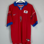 Shop 1998/01 SOUTH KOREA D H KIM #9 HOME SHIRT (XL) NIKE, classic football shirts, vintage football shirts & retro soccer jerseys at Cult Kits