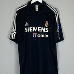 Shop 2002/03 REAL MADRID RONALDO #11 *CENTENARY* AWAY SHIRT (XL) ADIDAS, classic football shirts, vintage football shirts & retro soccer jerseys at Cult Kits