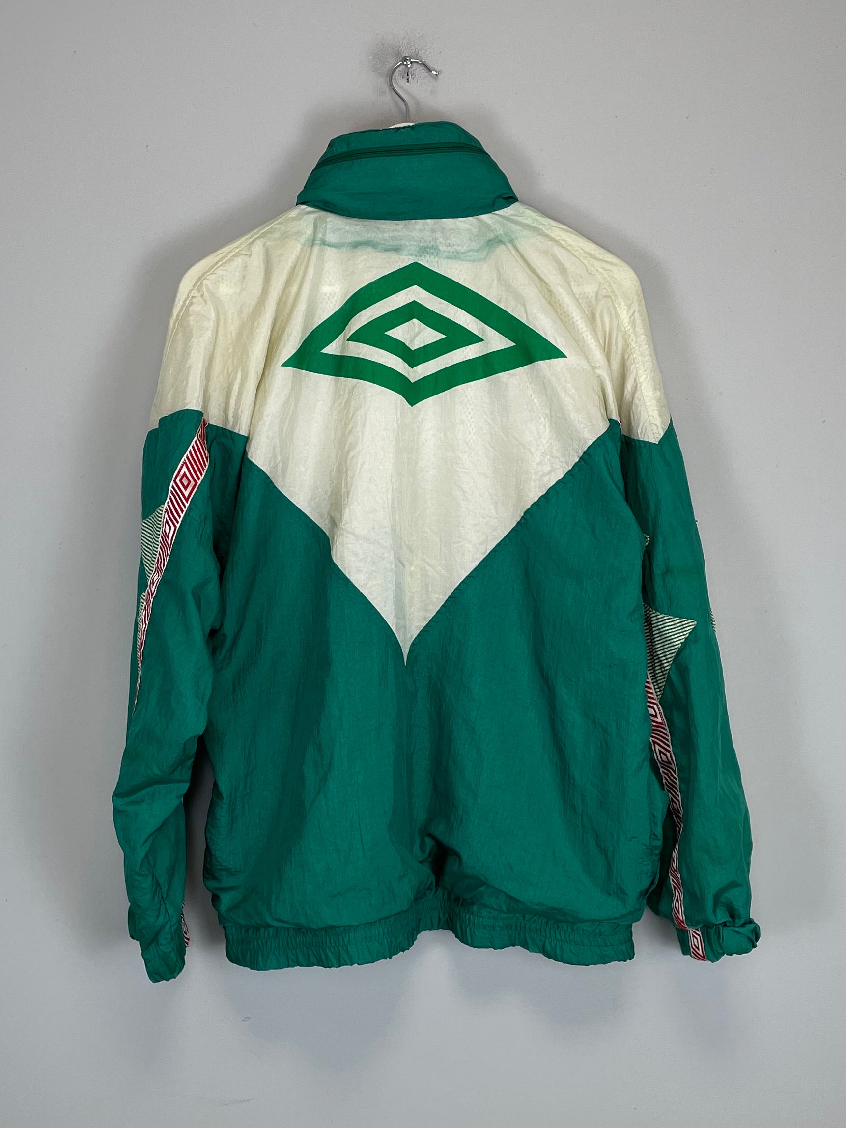 Shop 1993/94 MEXICO TRACK JACKET (M) UMBRO, classic football shirts, vintage football shirts & retro soccer jerseys at Cult Kits