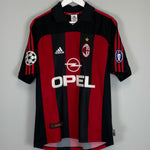 Shop 2000/02 AC MILAN BIERHOFF #20 C/L HOME SHIRT (M) ADIDAS, classic football shirts, vintage football shirts & retro soccer jerseys at Cult Kits