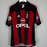 Shop 2000/02 AC MILAN BIERHOFF #20 C/L HOME SHIRT (M) ADIDAS, classic football shirts, vintage football shirts & retro soccer jerseys at Cult Kits