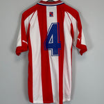 Shop 2000/02 PARAGUAY #4 HOME SHIRT (L) PUMA, classic football shirts, vintage football shirts & retro soccer jerseys at Cult Kits