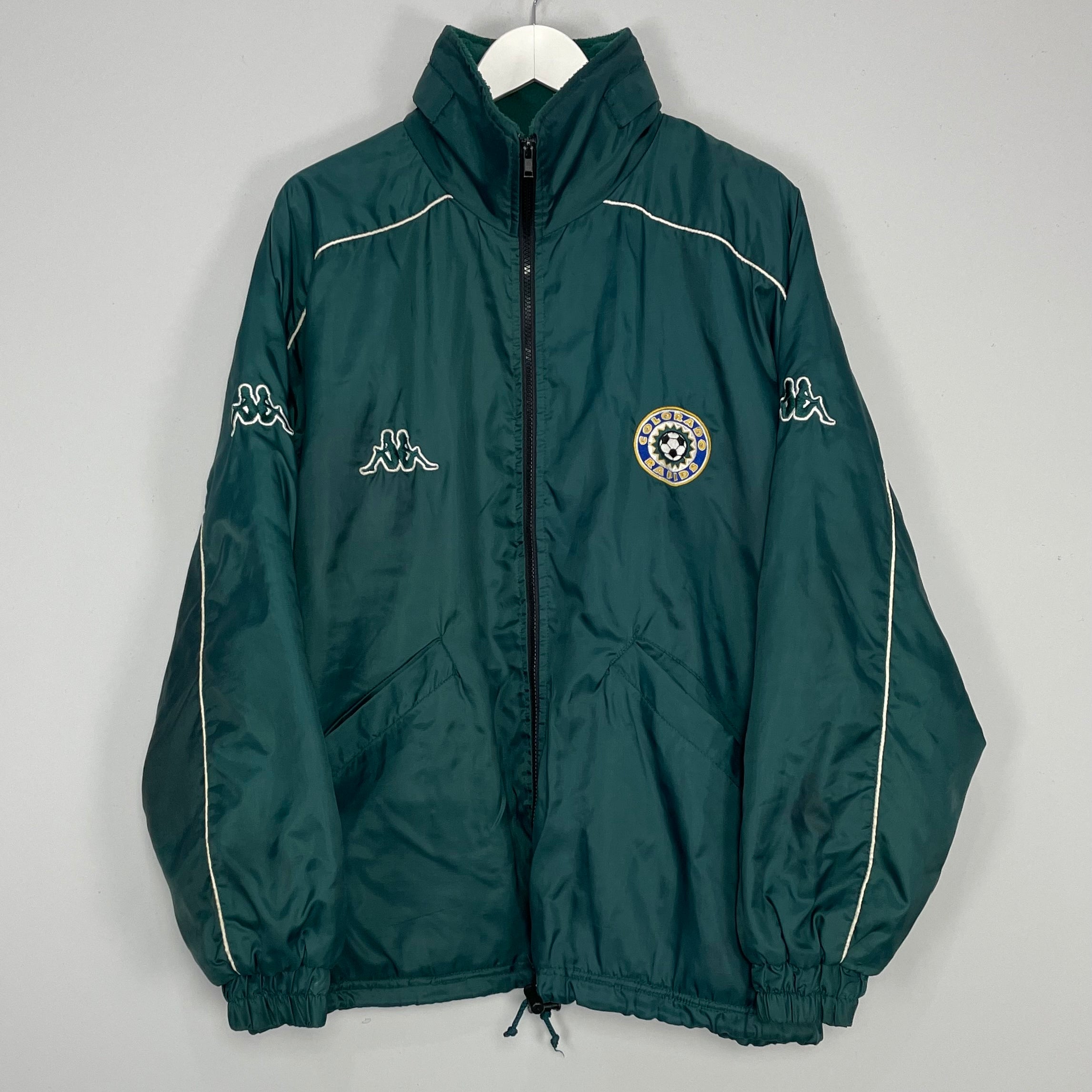 Shop 1999/00 COLORADO RAPIDS TRACK JACKET (L) KAPPA, classic football shirts, vintage football shirts & retro soccer jerseys at Cult Kits