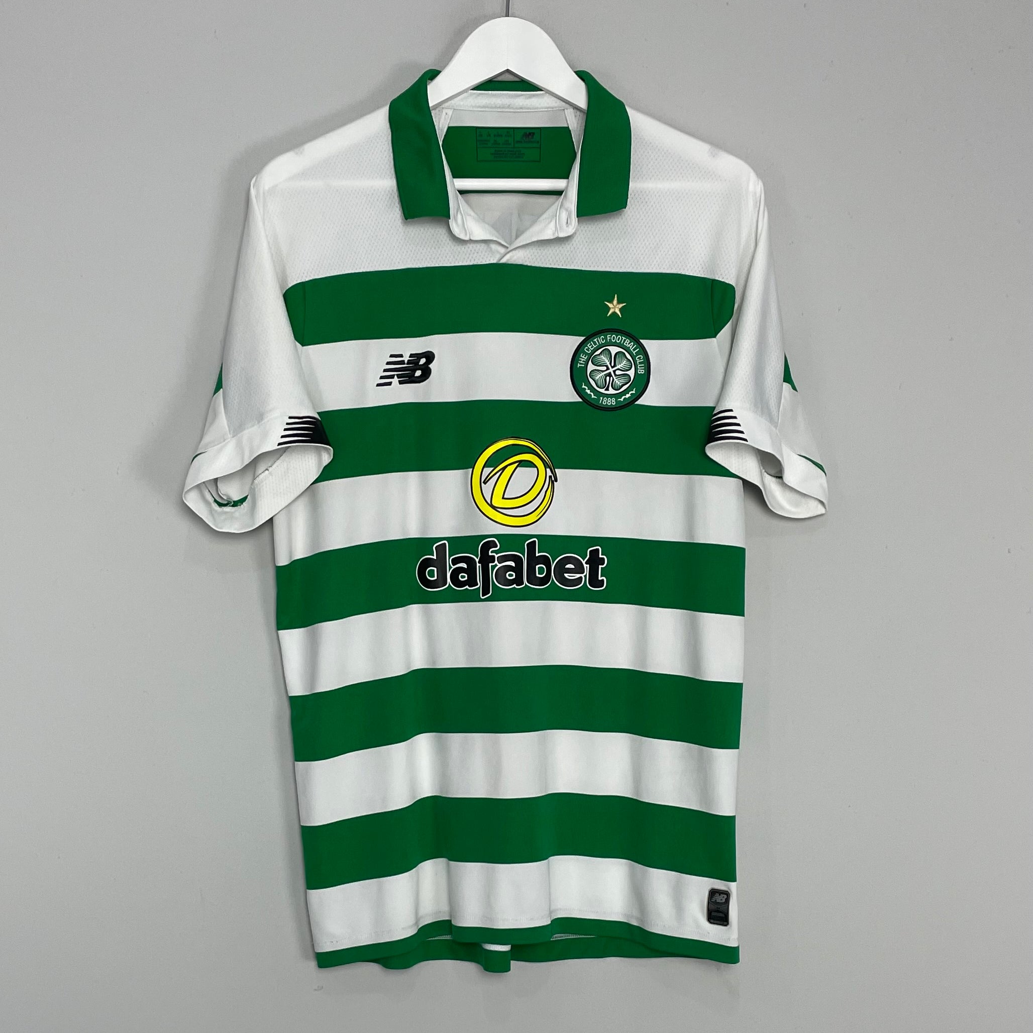 Shop 2019/20 CELTIC HOME SHIRT (L) NEW BALANCE, classic football shirts, vintage football shirts & retro soccer jerseys at Cult Kits